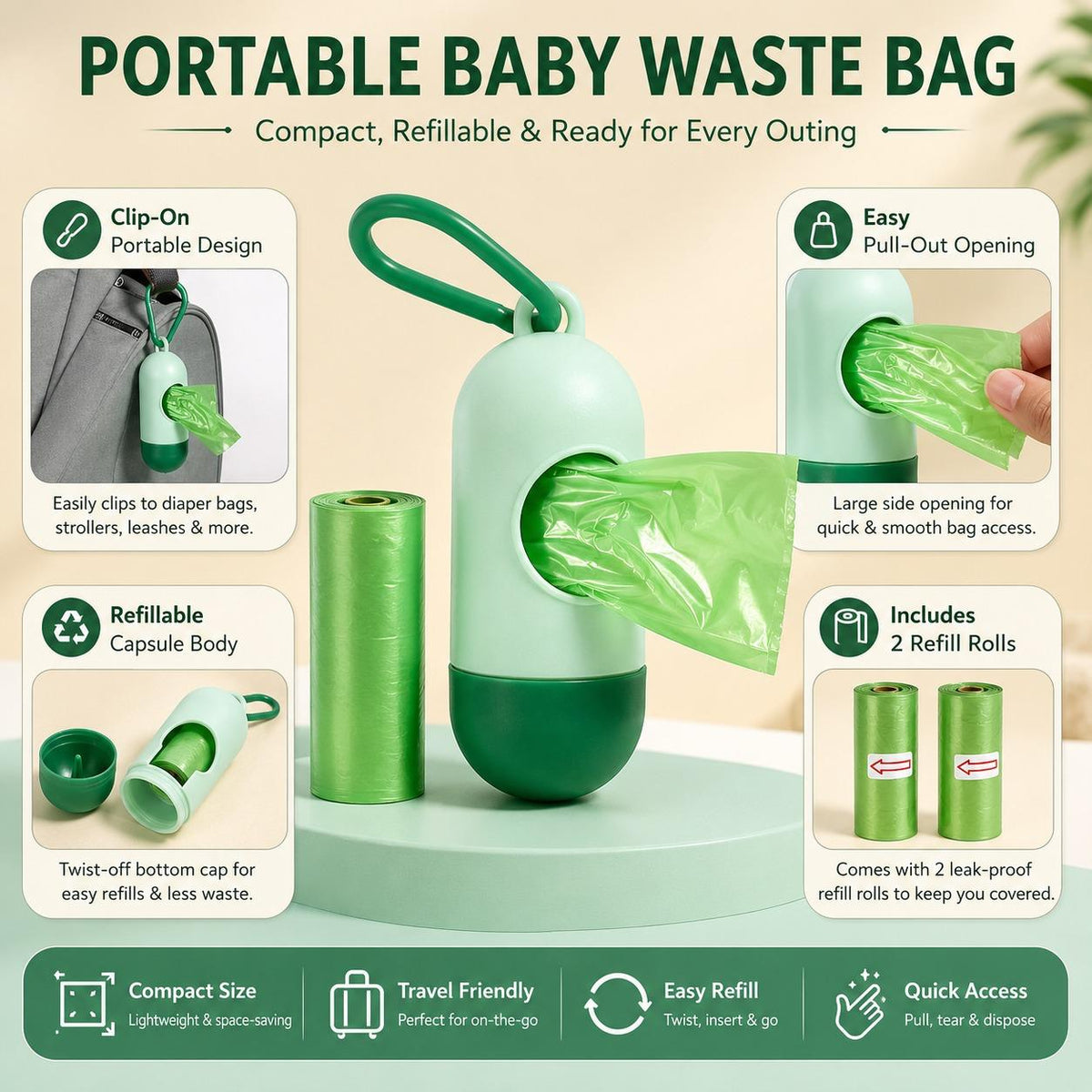 Baby Diaper Disposable Rolls | Best for parents