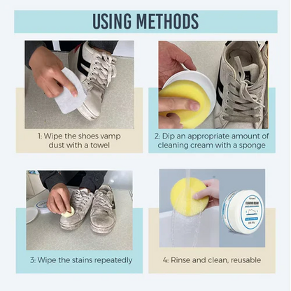 Most Viral White Shoe Cleaning Cream | Pakistan's No 1 Rate cream for all types of Shoes