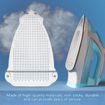 Teflon iron cover protector with non-stick, heat-resistant surface for safe ironing from fusiongadgetspk.