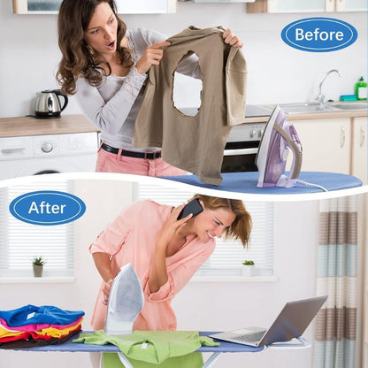 Non-stick Teflon iron cover protector by FusionGadgetsPK, heat-resistant guard for safe ironing.